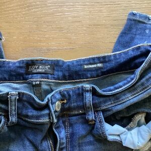 Judy Blue Dark Blue Boyfriend Jeans